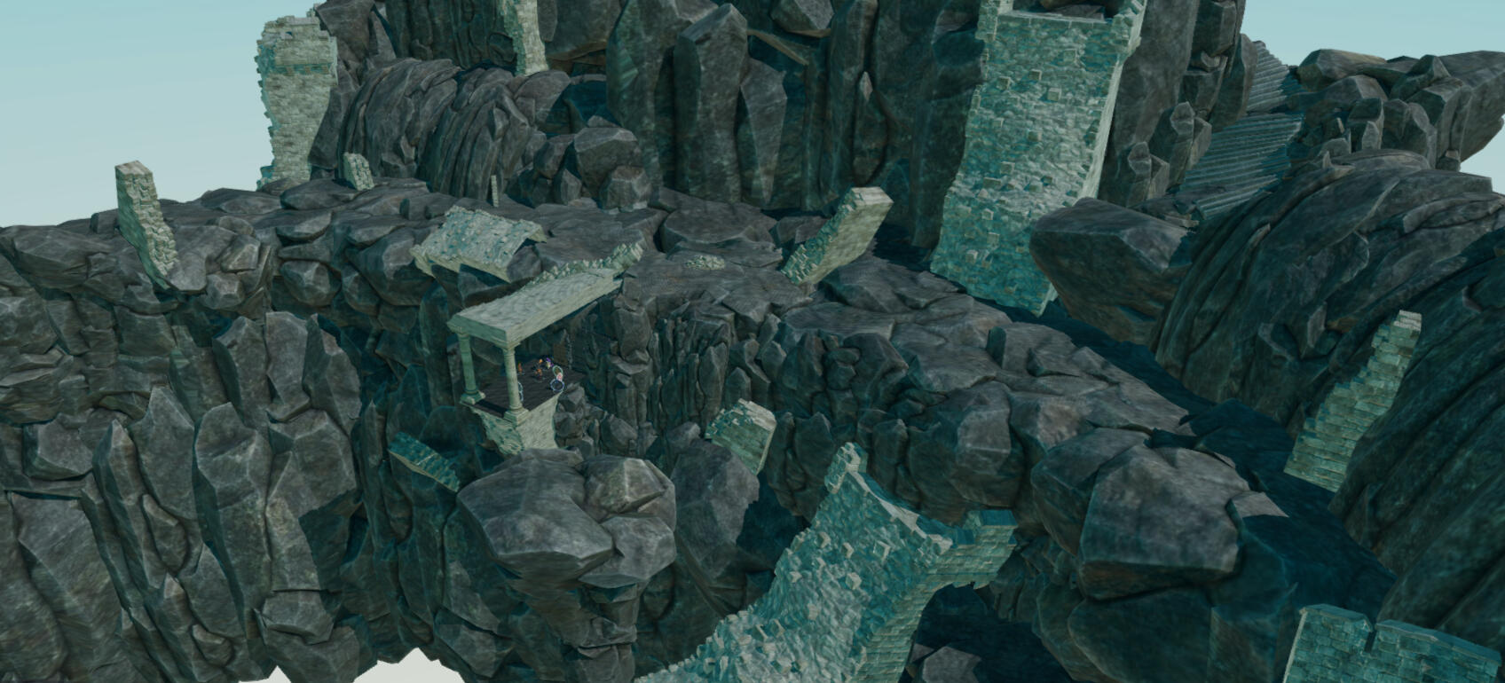 Mountain Ruins Combat